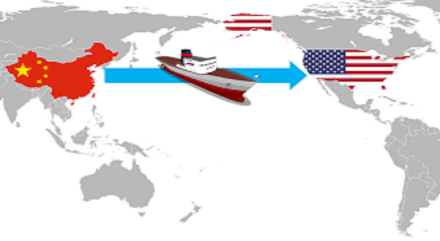 China to US sea shipping