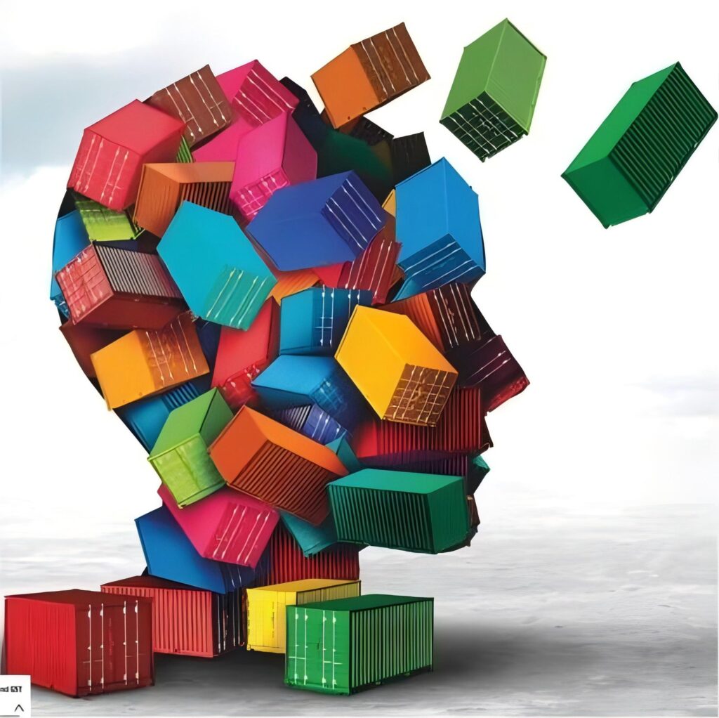 How are goods shipped from China to the Spain?