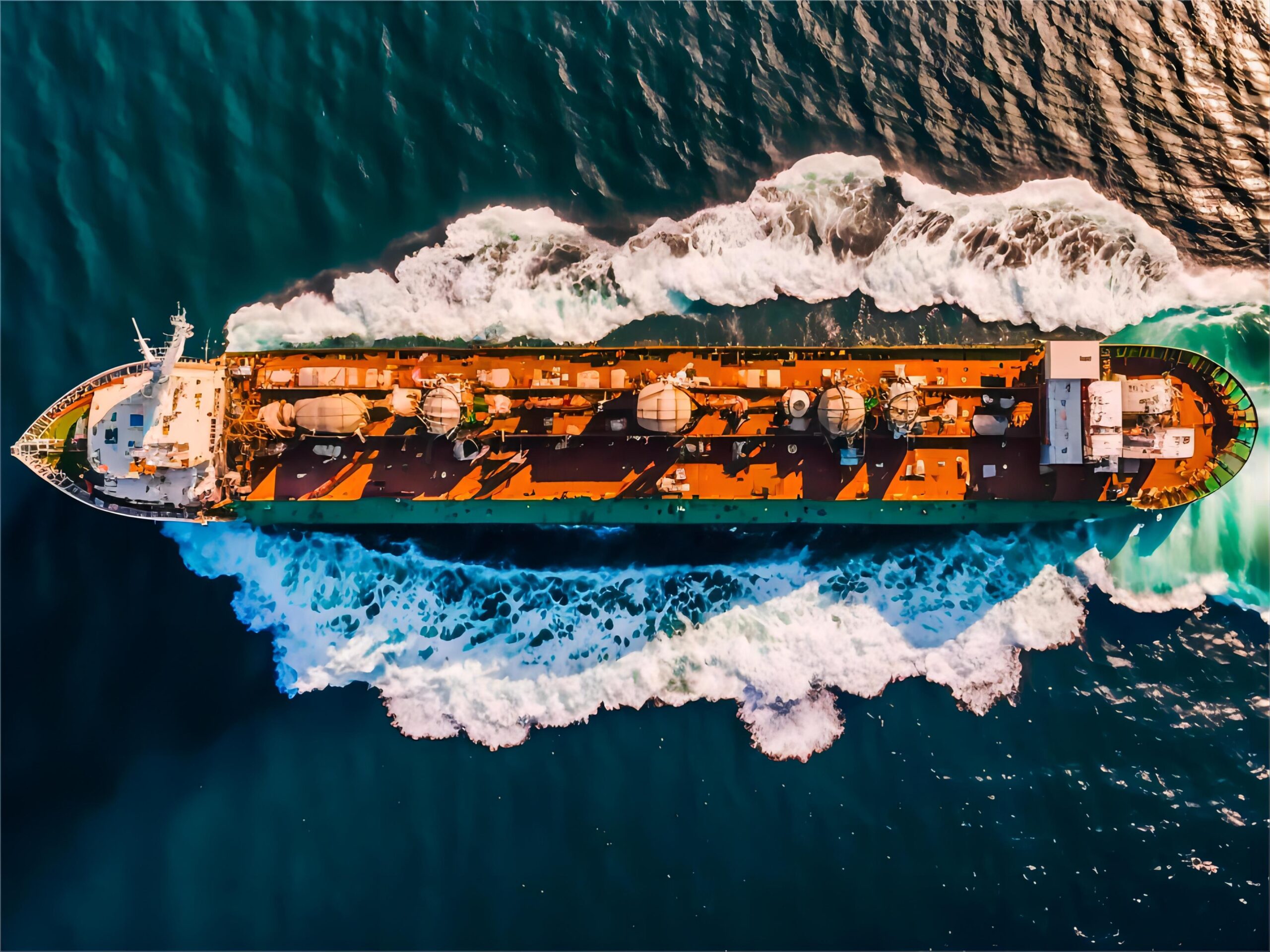 How are goods shipped from China to the Austria?