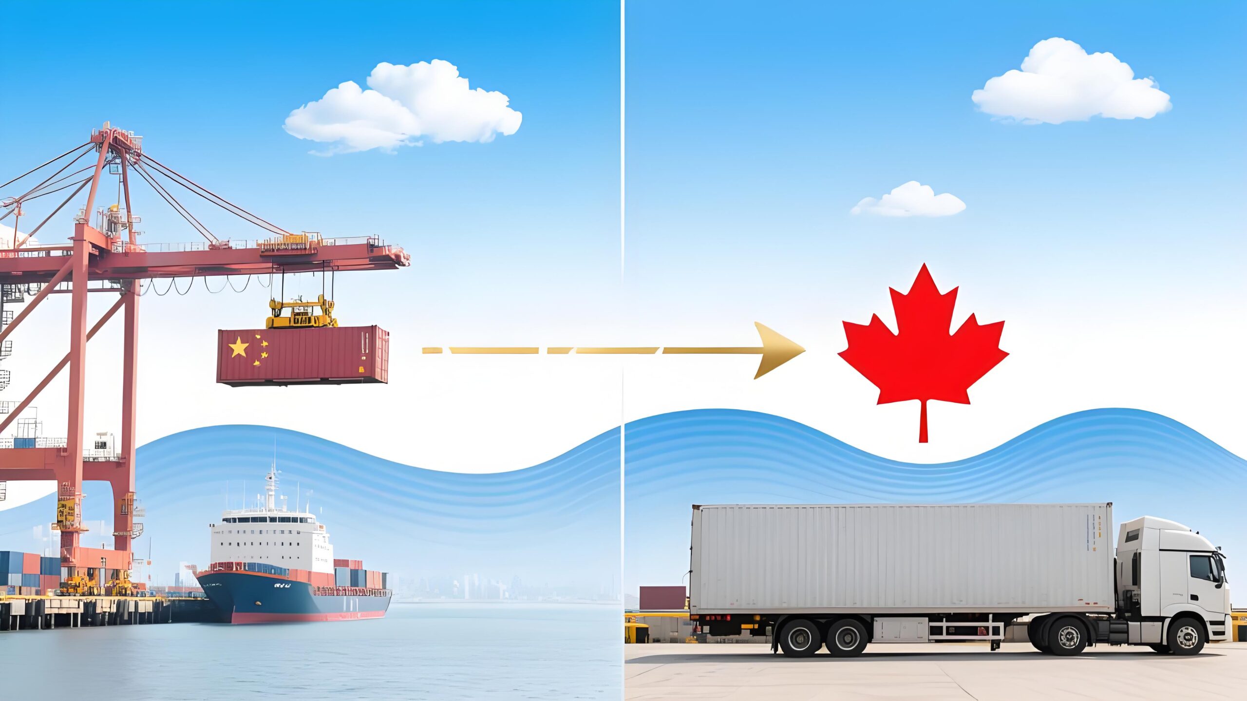 shipping from China to Canada