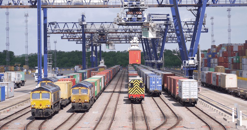 ast rail freight from Shenzhen to UK