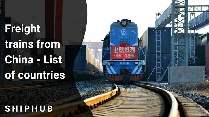 reliable rail freight from China to Spain