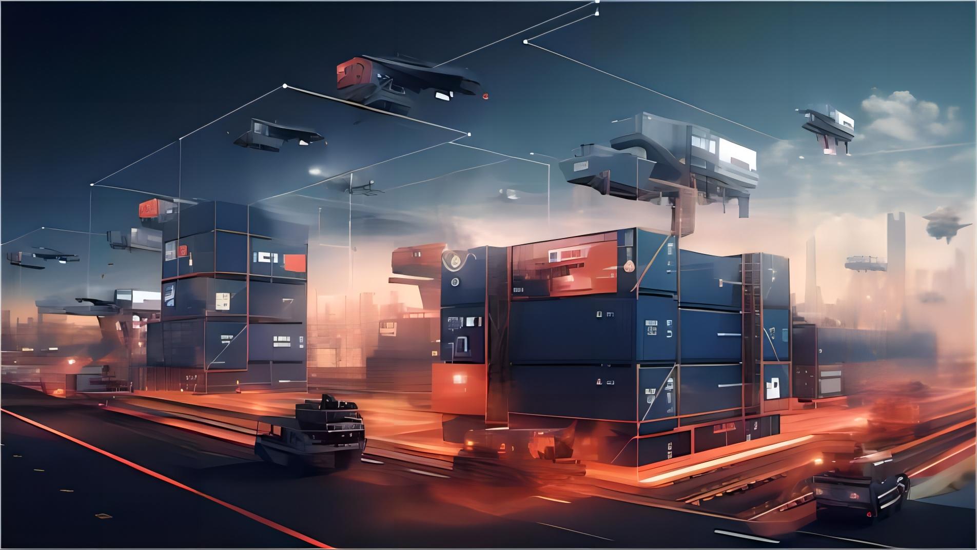 Stack of customs documents and shipping manifests