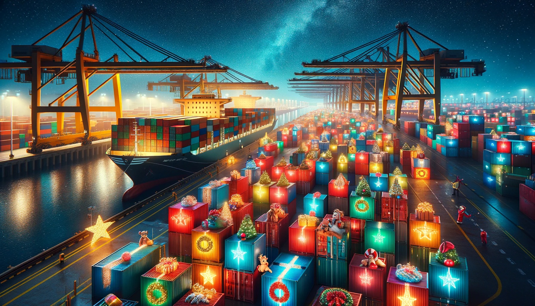 Customs declaration form and various shipping documents