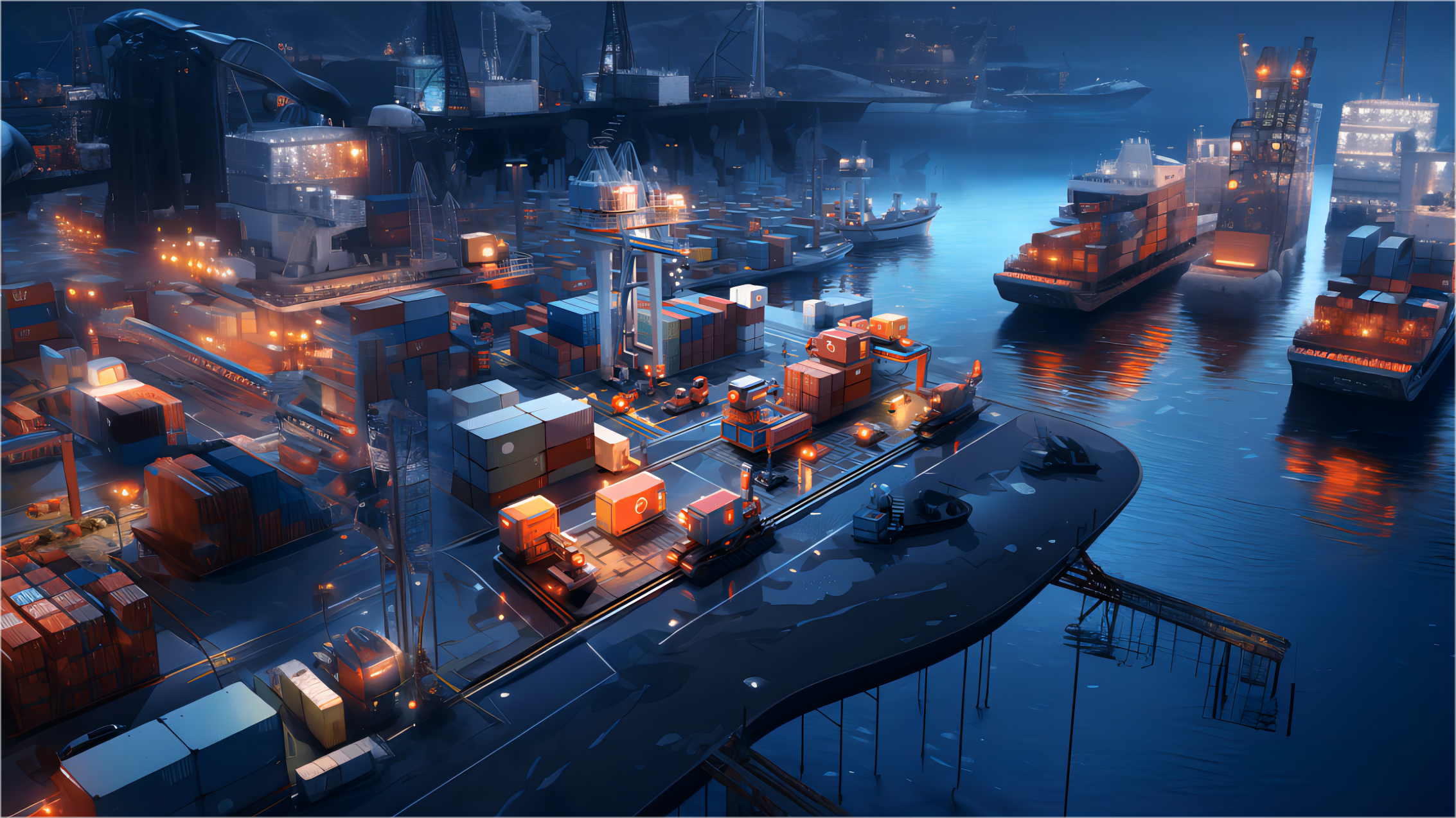 Shipping containers stacked at a busy port in China, ready for export