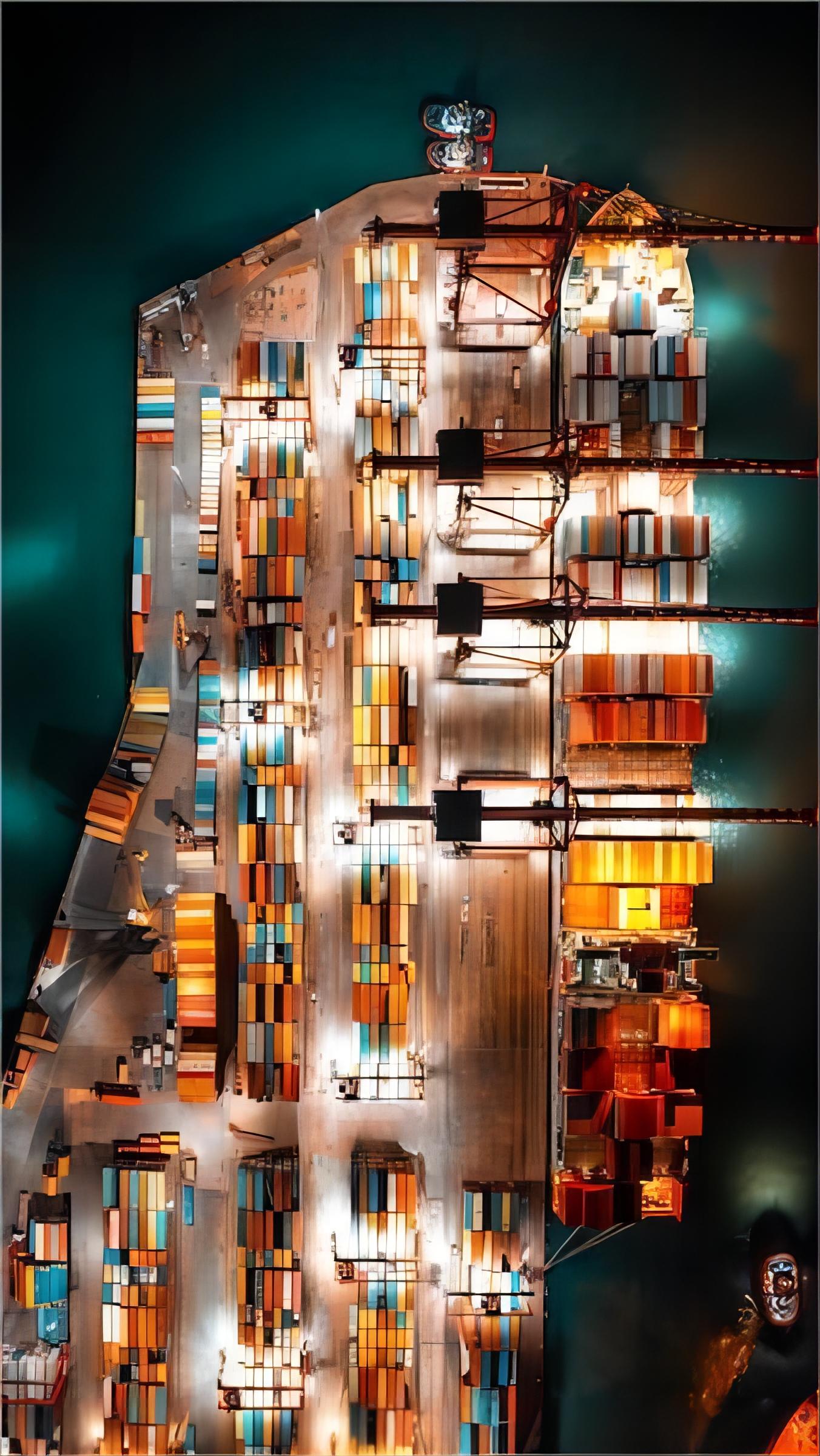 Infographic illustrating different shipping methods: sea, air, and rail freight