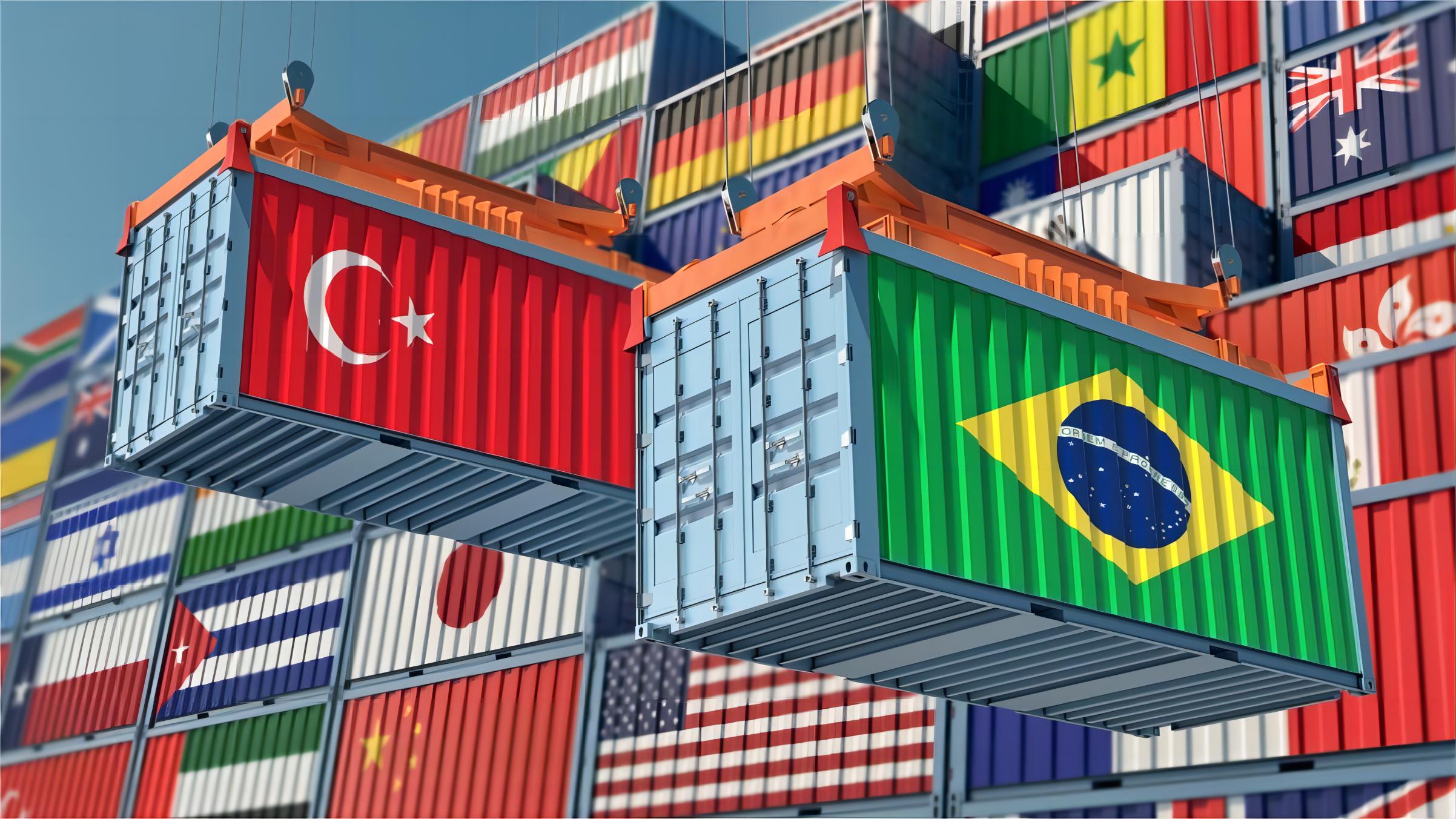 Modern logistics warehouse with various shipping methods