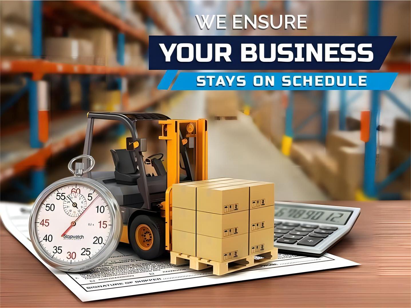 Freight forwarder handling shipping documents