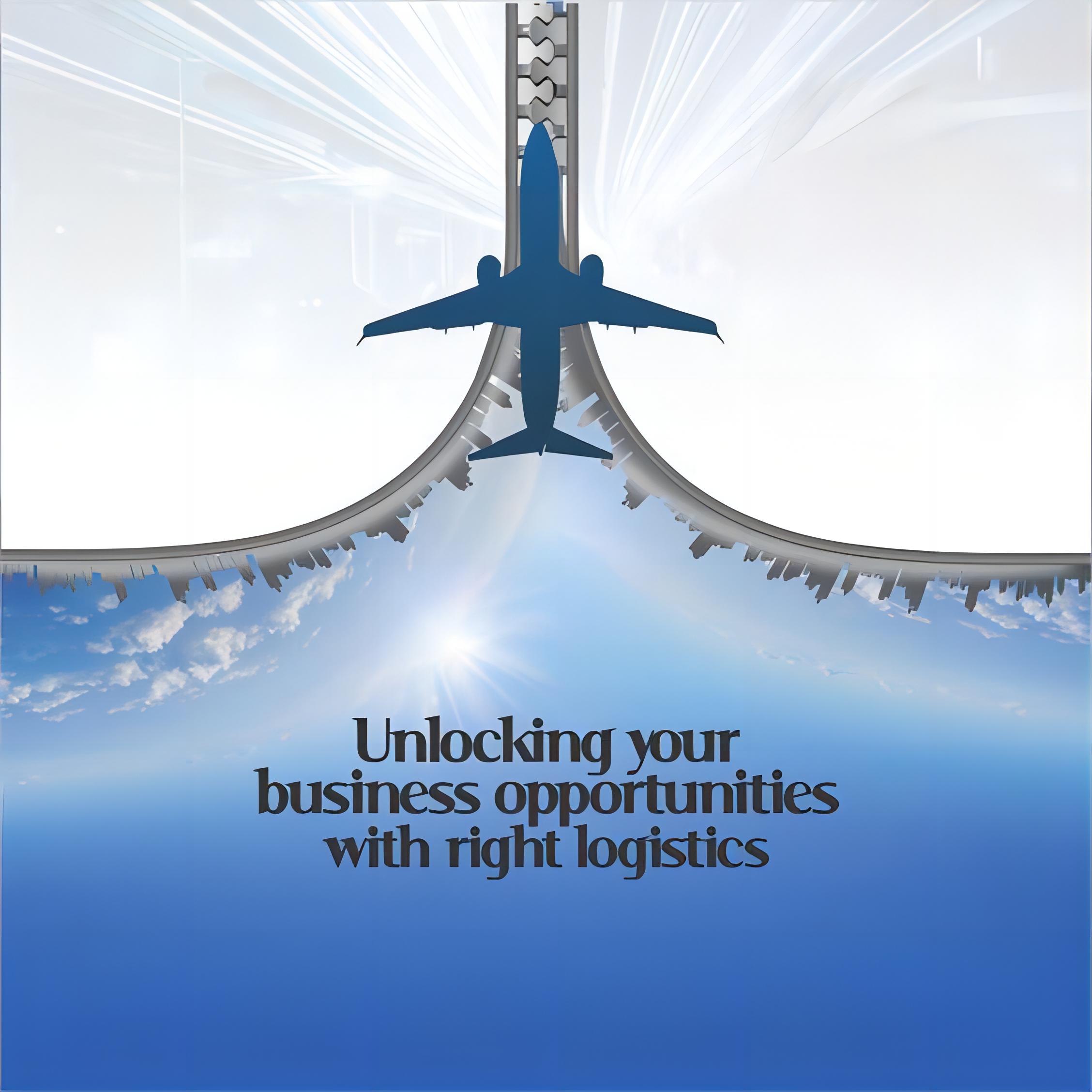 Infographic comparing different shipping methods: sea, air, rail, express