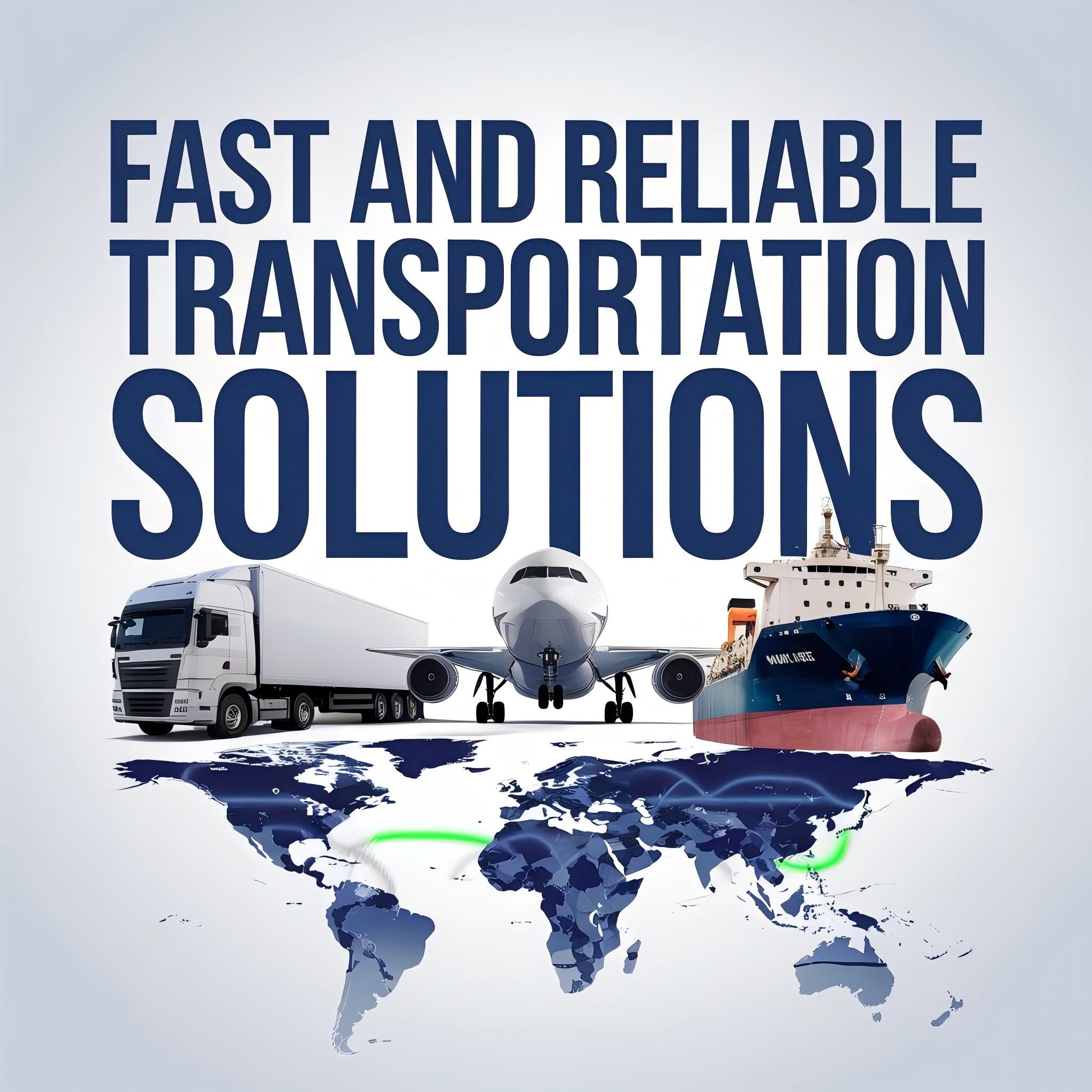 Infographic comparing transit times for air and sea freight