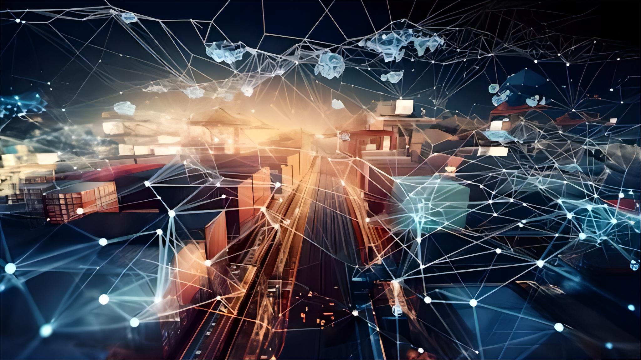 Cargo containers being loaded onto a ship at a Chinese port