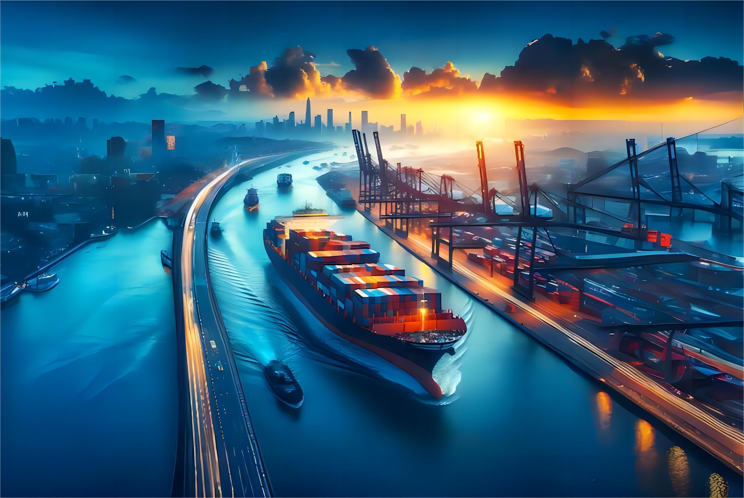 Infographic comparing different shipping methods for international freight