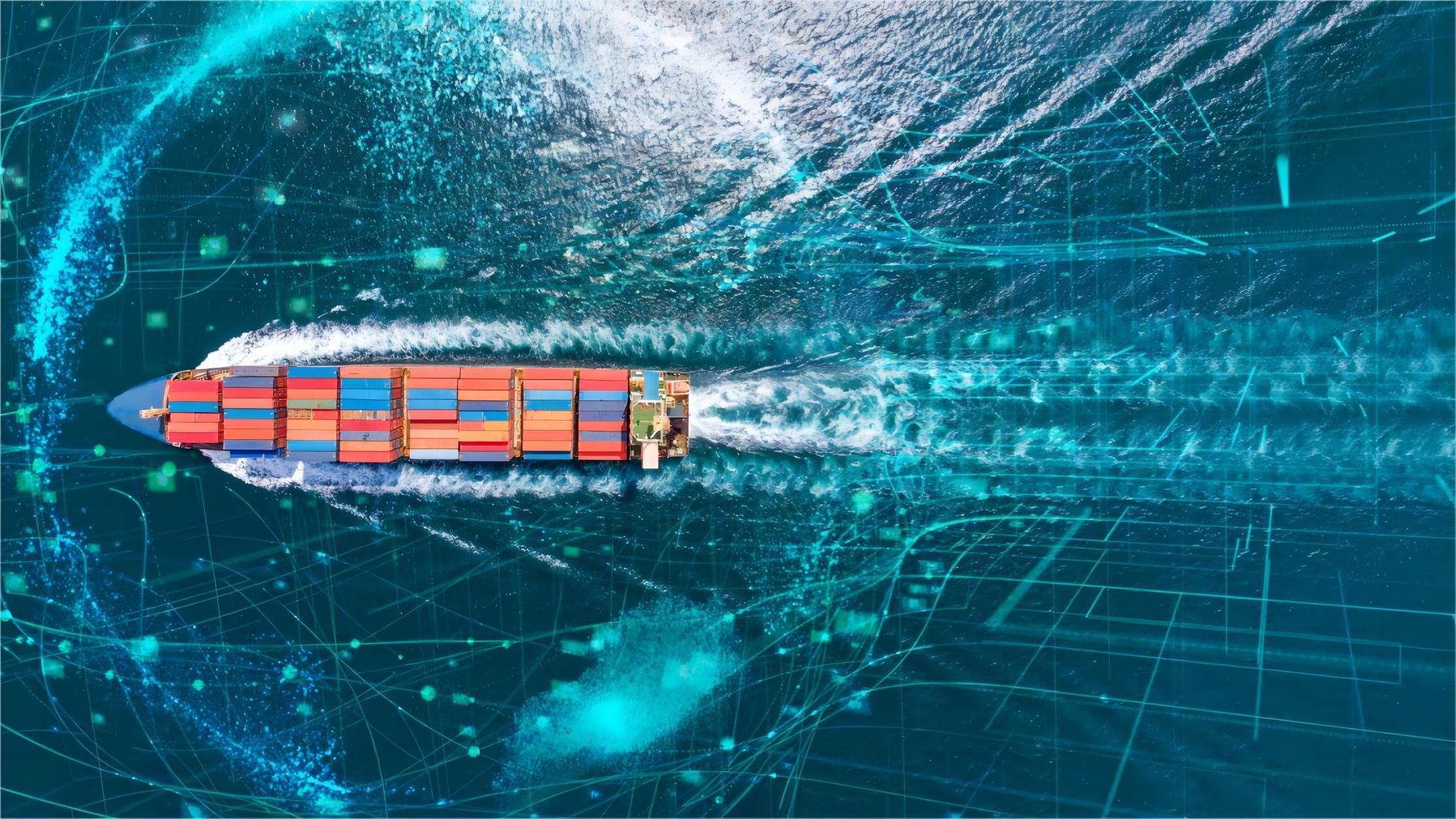 A 20GP shipping container being loaded with solar panels at a Chinese port.