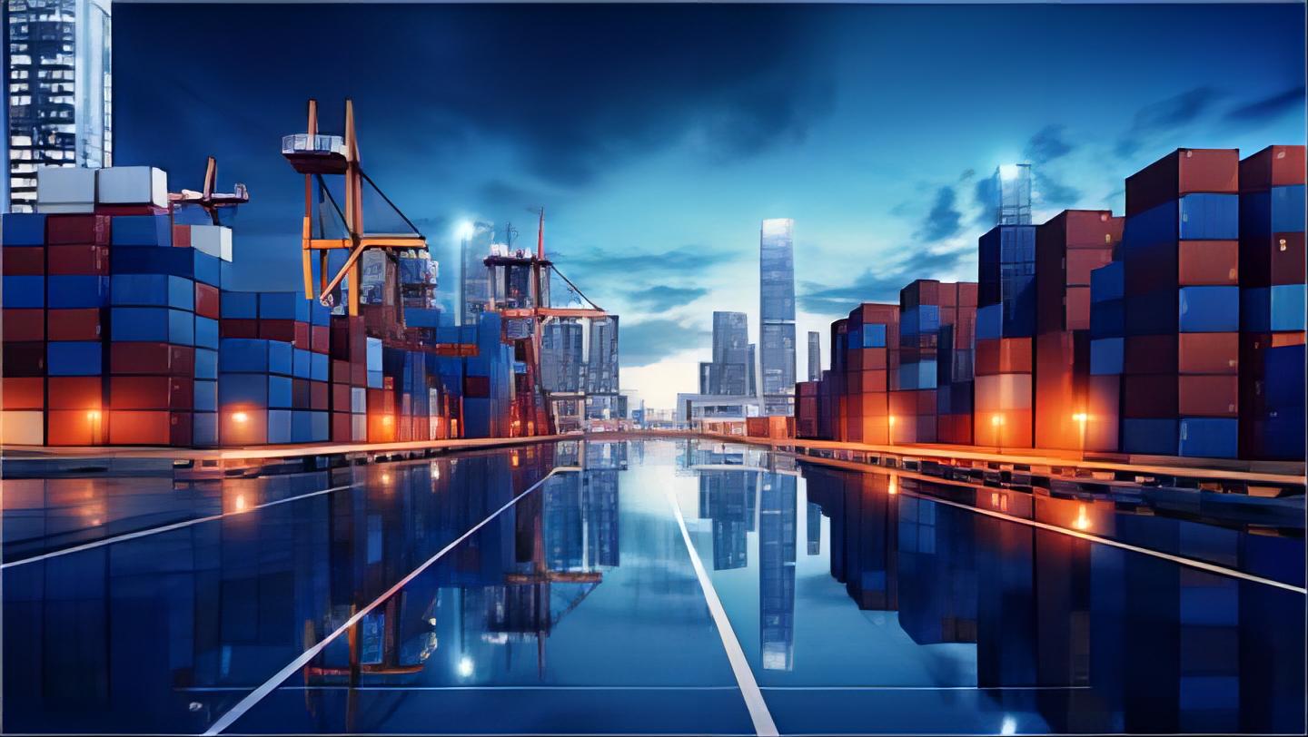 Logistics professional reviewing shipping documents for furniture