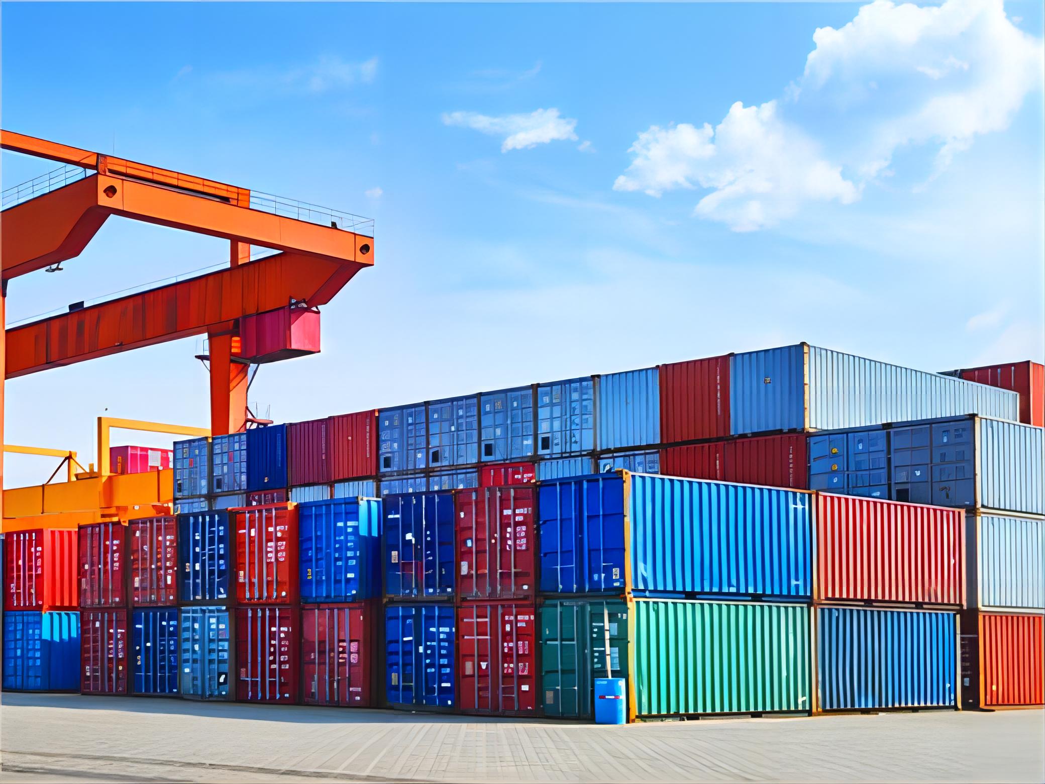 Cargo ships, freight trains, and cargo planes representing different shipping methods