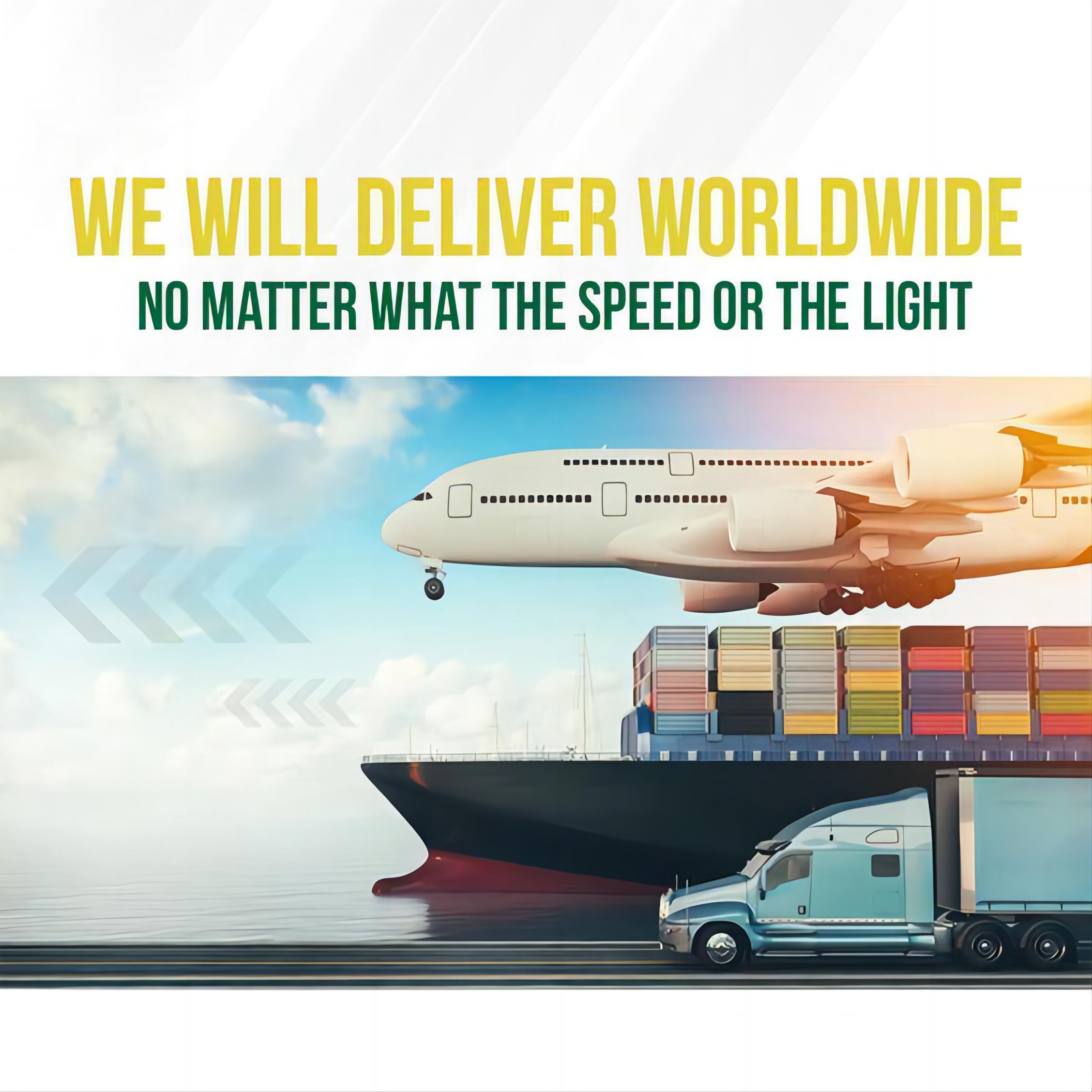 A freight forwarder discussing logistics with a client