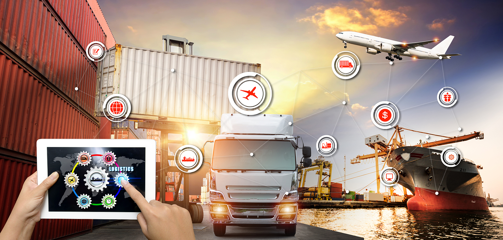 Comparison table of different shipping methods and their characteristics