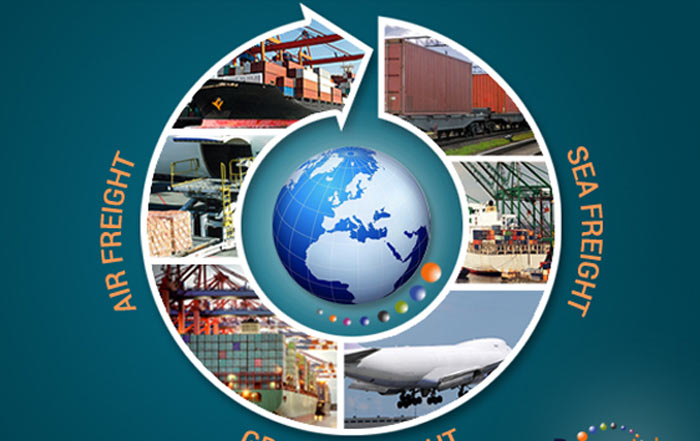 A chart comparing different shipping methods by cost and transit time