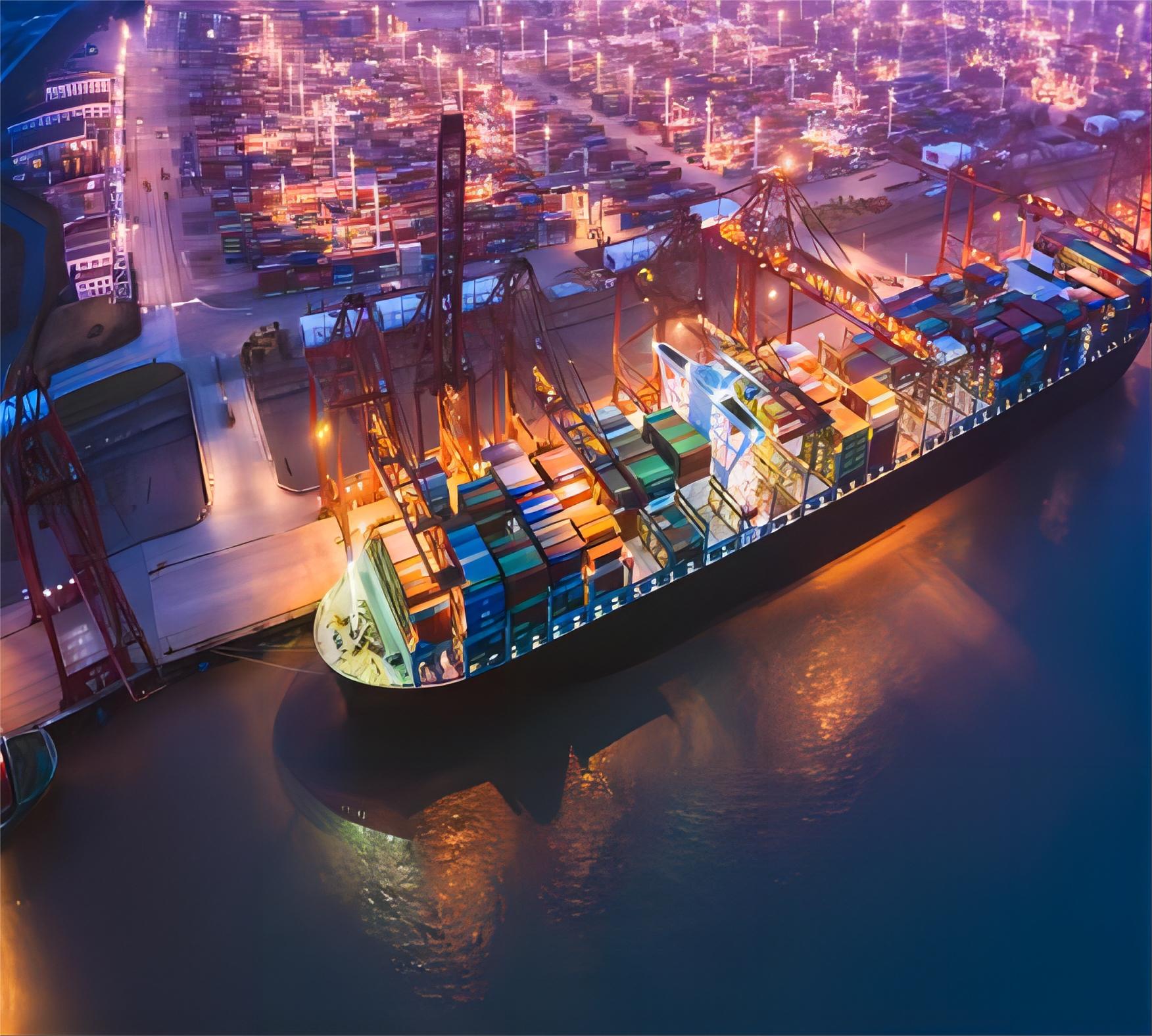 Logistics manager reviewing shipping documents for Savannah port