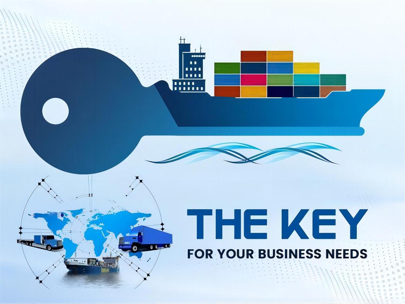 40HQ shipping containers at a busy port in China