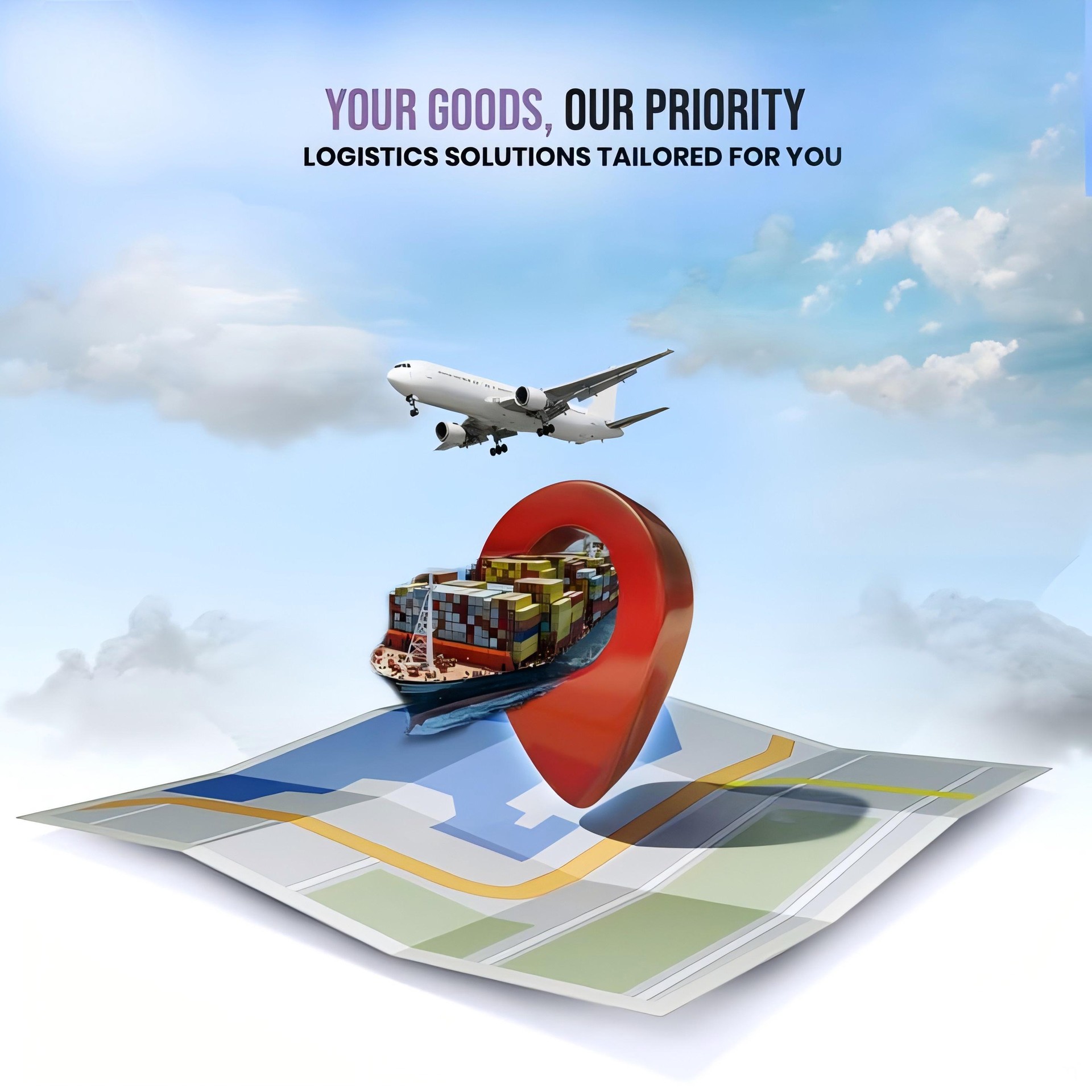 Global logistics and cargo ship representing DDP shipping from China