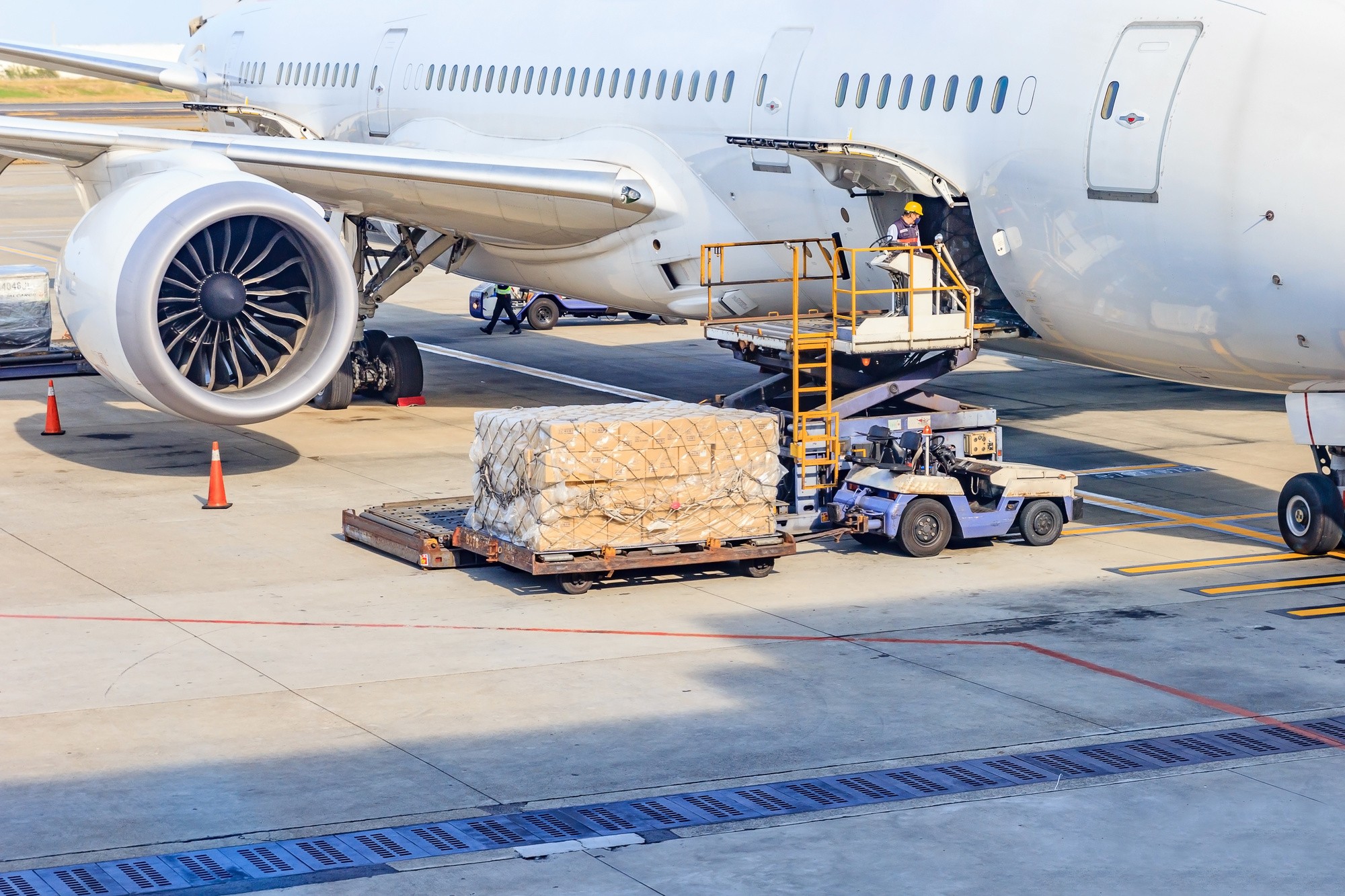 Air freight cargo aircraft