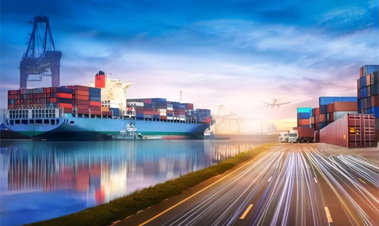 Agentes De Carga Da China Para Angola loading and handoff visual